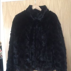 Faux Fur Jacket plus size